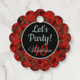 Etiquetas Para Lembrancinhas Presente de tomate / Marca de favor - Opção person