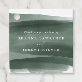 Etiquetas Para Lembrancinhas Presente Formal de Casamento Abstrato Moderno