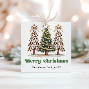 Etiquetas Para Lembrancinhas Presente Personalizado de Natal com Estampa de Leo