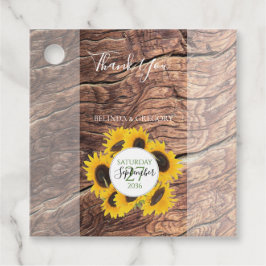 Etiquetas Para Lembrancinhas Presente Rustic Sunflower Wedding