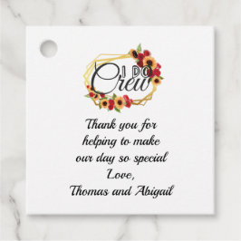 Etiquetas Para Lembrancinhas Presentes De Festa, Eu Faço Tripulação, Girassóis,