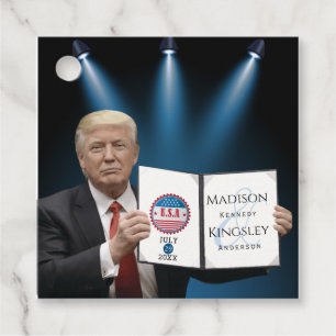 Etiquetas Para Lembrancinhas Presidente Trump 📜 Personalidade Patriótica De Ca