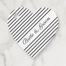 Etiquetas Para Lembrancinhas Preto e Branco Elegante