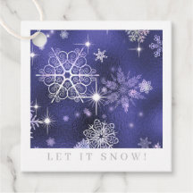 Prettiest Snowflakes Padrão Violet ID846