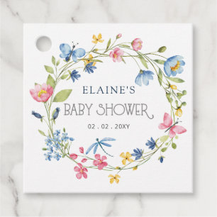 Etiquetas Para Lembrancinhas Primavera Blossomas Floral Chá de fraldas