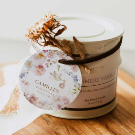 Etiquetas Para Lembrancinhas Primavera Floral Chá de fraldas Obrigado