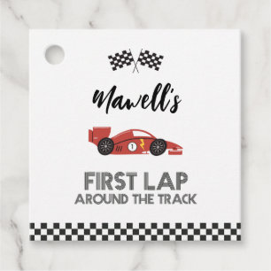 Etiquetas Para Lembrancinhas Primeira Volta na Pista de Aniversário