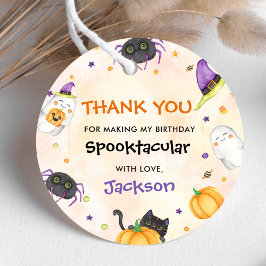 Etiquetas Para Lembrancinhas Primeiro aniversario de Dia das Bruxas Spooky One