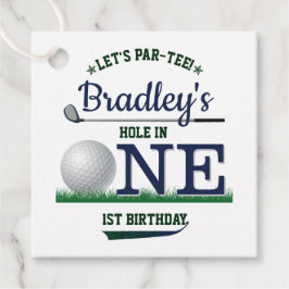 Etiquetas Para Lembrancinhas Primeiro aniversario de Golf PAR-TEE