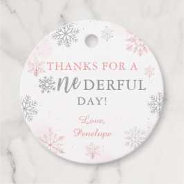 Etiquetas Para Lembrancinhas Primeiro aniversario De Lata Rosa De Onederland In