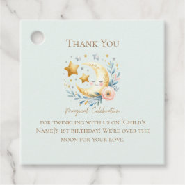 Etiquetas Para Lembrancinhas Primeiro aniversario de Lua Azul-Cuja