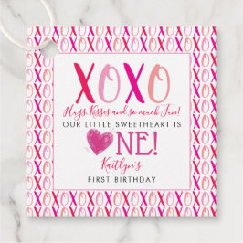 Etiquetas Para Lembrancinhas Primeiro aniversario do Dia de os namorados Hugs &