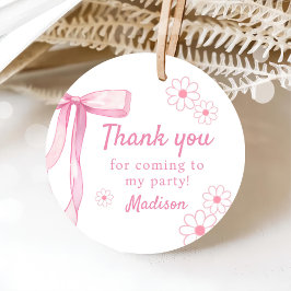 Etiquetas Para Lembrancinhas Primeiro aniversario Elegante de Arco rosa