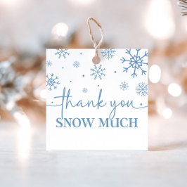 Etiquetas Para Lembrancinhas Primeiro aniversario Floco de neve Winter Obrigado