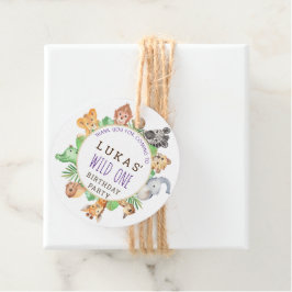 Etiquetas Para Lembrancinhas Primeiro aniversario Jungle Safari Obrigado