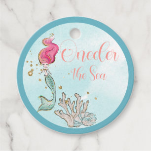 Etiquetas Para Lembrancinhas Primeiro Aniversário Um Pó do Mar Sereia Aniversár