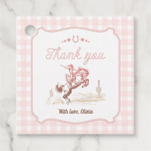 Etiquetas Para Lembrancinhas Primeiro Rodeio 1º Aniversário Rosa Western