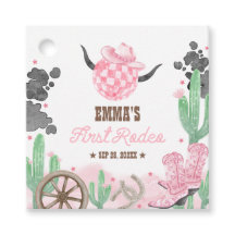 Primeiro Rodeio Aniversário de 1 ano Rosa Boho Oes