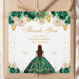 Etiquetas Para Lembrancinhas Princesa Floral Verde Quinceañera