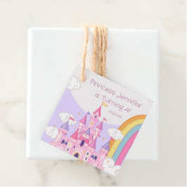 Etiquetas Para Lembrancinhas Princesa Royal Castle Festa de aniversário