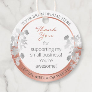 Etiquetas Para Lembrancinhas Produto Rosa, branco e floral muito elegante