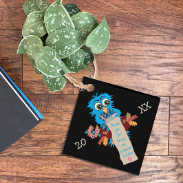 Etiquetas Para Lembrancinhas Professora Dotada com Coruja Azul