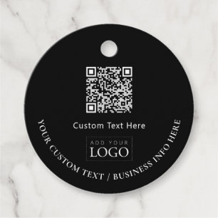Etiquetas Para Lembrancinhas Promocional de código QR do logotipo comercial pre