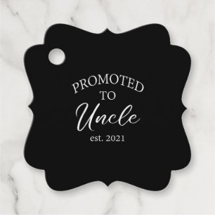 Etiquetas Para Lembrancinhas Promovido Ao Tio Est. 2021 Presente Para Tio