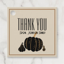 Pumkin halloween Fall Obrigado pelo adesivo person