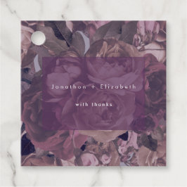 Etiquetas Para Lembrancinhas Purple Fantasy Floral Rosa