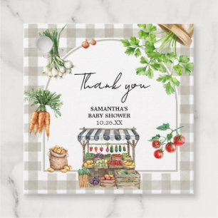 Etiquetas Para Lembrancinhas Quadrado do Chá de fraldas cultivado localmente