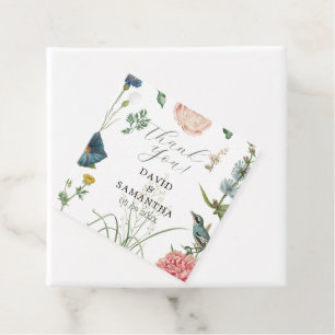 Etiquetas Para Lembrancinhas Quadro de Flores Selvagens do Jardim Secreto