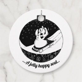 Etiquetas Para Lembrancinhas Quadro de Natal Snowman Napkins
