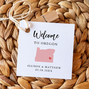 Etiquetas Para Lembrancinhas Qualquer Bag de Boas-vindas do Oregon Colorido