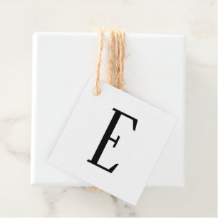 Etiquetas Para Lembrancinhas Qualquer Letra Preto e Branco ou Cores DIY