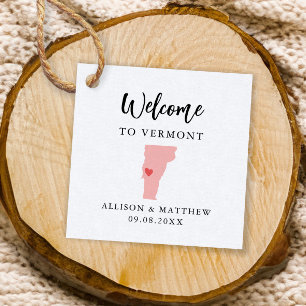 Etiquetas Para Lembrancinhas Qualquer Saco de Boas-vindas de Vermont Colorido
