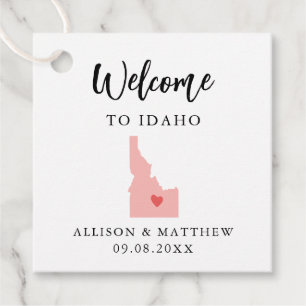 Etiquetas Para Lembrancinhas Qualquer Saco de Boas-vindas do Casamento Idaho Co