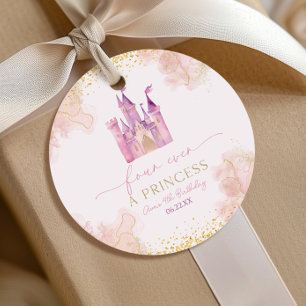 Etiquetas Para Lembrancinhas Quatro Vezes Uma Princesa Castelo 4ª Festa de Aniv