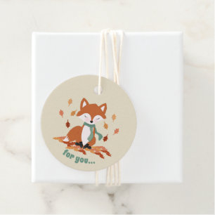 Etiquetas Para Lembrancinhas Queda Fox Woodland Aniversário