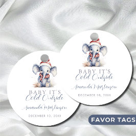 Etiquetas Para Lembrancinhas Querida, está frio fora do chá de natal elefante