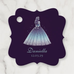 Etiquetas Para Lembrancinhas Quinceañera Roxo