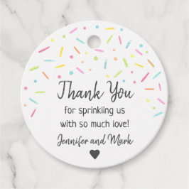 Etiquetas Para Lembrancinhas Rainbow Baby Sprinkle Obrigado