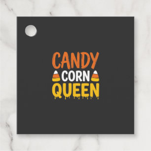 Etiquetas Para Lembrancinhas Rainha do Candy Corn Gráfico de Halloween_1