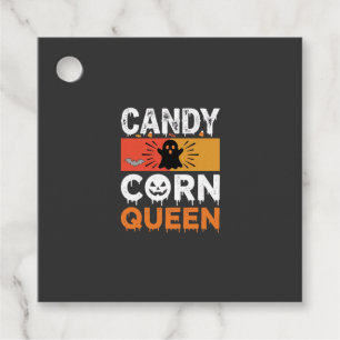 Etiquetas Para Lembrancinhas Rainha do Candy Corn Halloween SVG Design