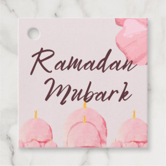 Etiquetas Para Lembrancinhas Ramadan mubark rosa