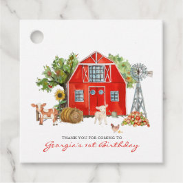 Etiquetas Para Lembrancinhas Red Barn | Fazenda Considerada Festa de aniversári