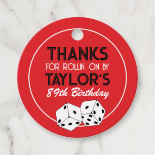 Etiquetas Para Lembrancinhas Red Casino Dice Aniversário Obrigado Por Sags Favo