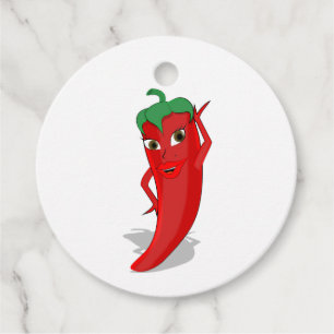 Etiquetas Para Lembrancinhas Red Hot Pepper Diva Fiesta