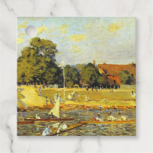 Etiquetas Para Lembrancinhas Regata em Hampton Court Alfred Sisley Poster