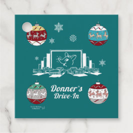 Etiquetas Para Lembrancinhas Retro Baby Reindeer